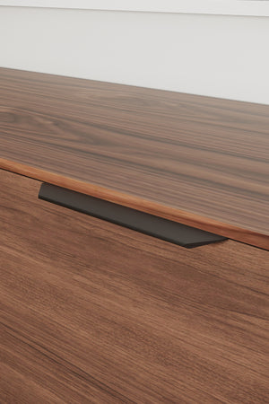 Uchwyt meblowy U115 (czarny gładki mat)