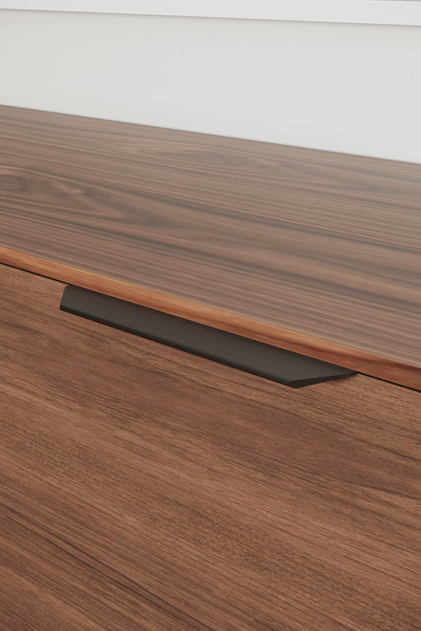 Uchwyt meblowy U115 (czarny gładki mat)