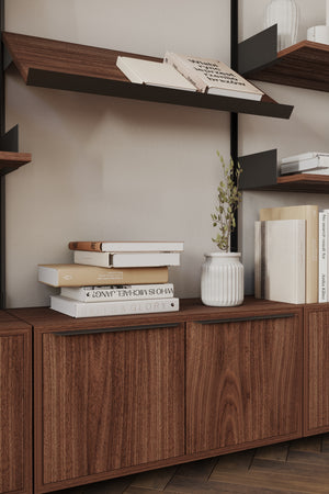 Uchwyt meblowy U115 (czarny gładki mat)