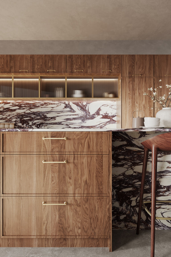 Uchwyt meblowy U130 (złoty szczotkowany)