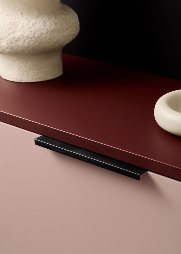 Uchwyt meblowy U112 (czarny szczotkowany)