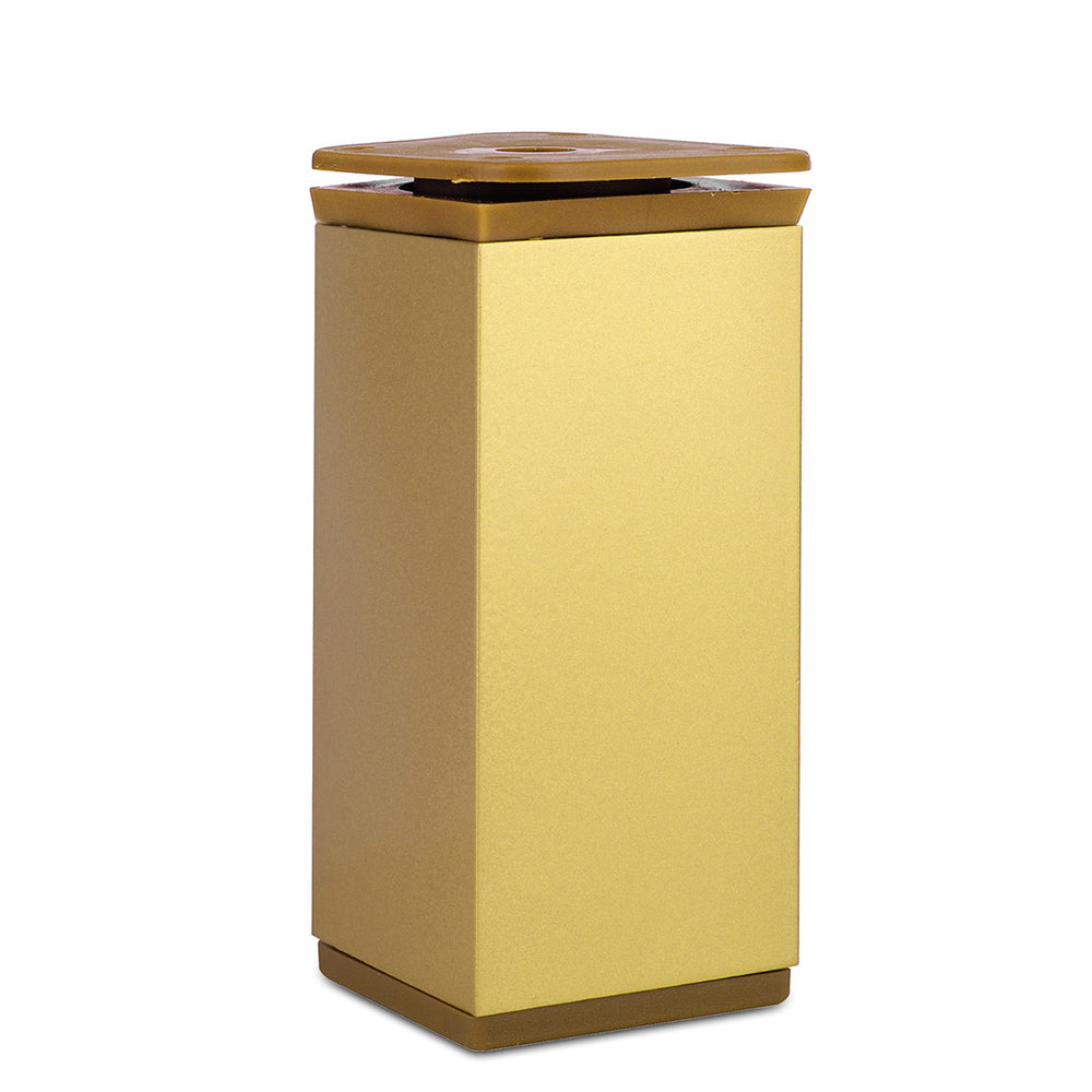 Nóżka meblowa N4 (złoty mat) - z regulacją (+20mm) kwadrat 40x40mm