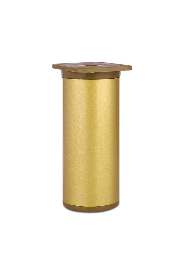 Nóżka meblowa N5 (złoty mat) - z regulacją (+20mm) fi 40mm