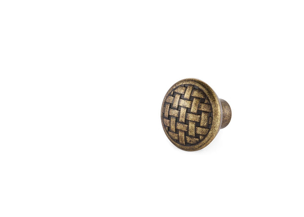 Uchwyt meblowy U043 (mosiądz patynowany) - gałka