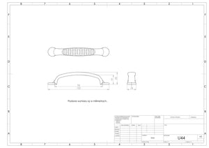 Uchwyt meblowy U044 (czarny mat)