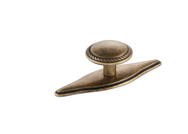 Uchwyt meblowy U049 (mosiądz patynowany) - gałka