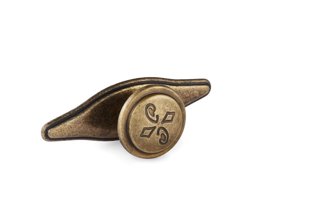 Uchwyt meblowy U050 (mosiądz patynowany) - gałka