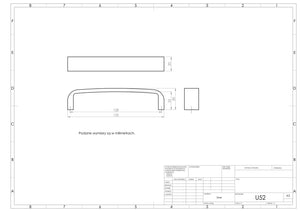 Uchwyt meblowy U052 (aluminium)
