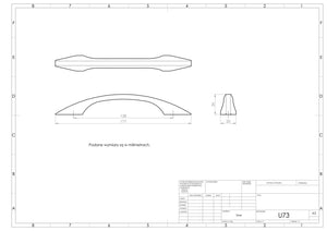 Uchwyt meblowy U073 (aluminium)
