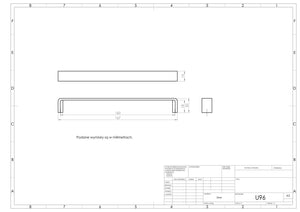 Uchwyt meblowy U096 (inox)