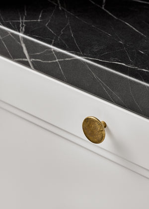 Uchwyt meblowy U104 (mosiądz patynowany) - gałka