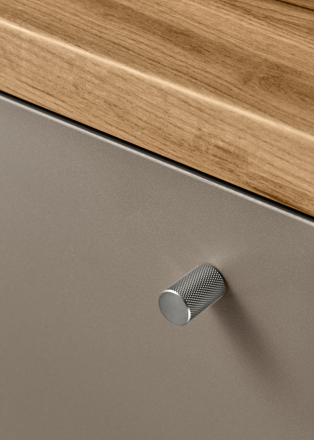 Uchwyt meblowy U107 (srebrny) - gałka