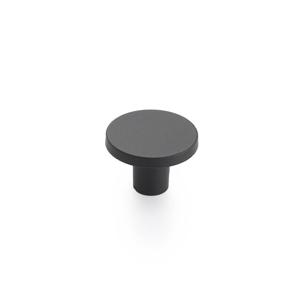 Uchwyt meblowy U110 (czarny mat) - gałka