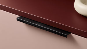 Uchwyt meblowy U112 (czarny szczotkowany)