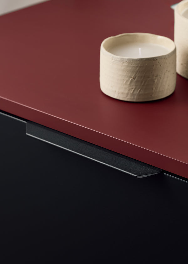 Uchwyt meblowy U115 (czarny mat ze strukturą)