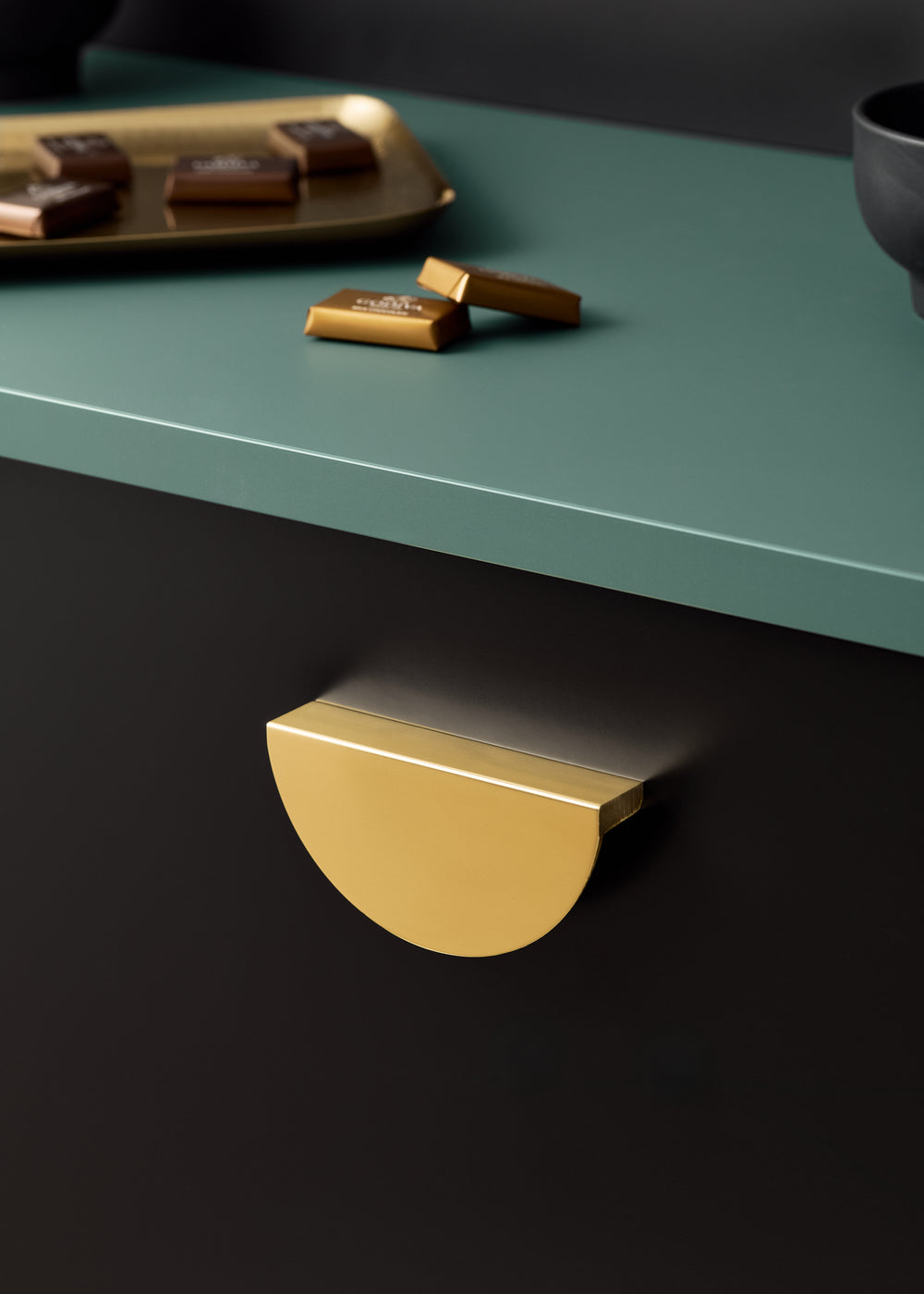 Uchwyt meblowy U124 (złoty połysk - elektropoler)