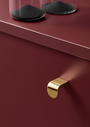 Uchwyt meblowy U125 (złoty połysk) - gałka