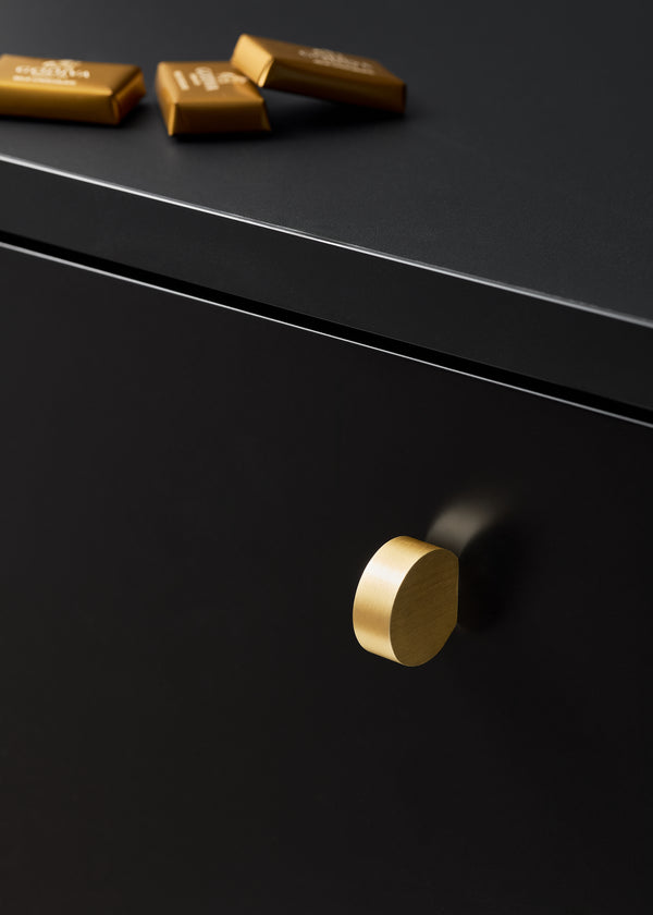 Uchwyt meblowy U126 (złoty szczotkowany) - gałka