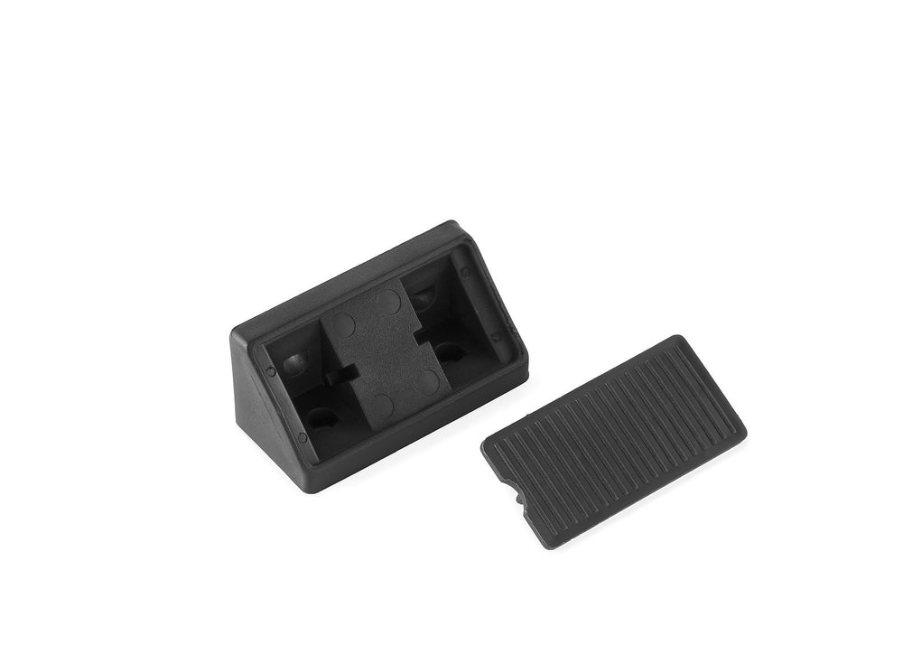 Złącze meblowe podwójne 2Ł (czarny) - 100 szt.