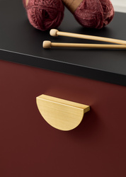 Uchwyt meblowy U124 (złoty szczotkowany)