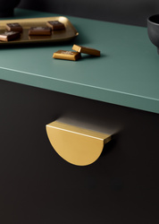 Uchwyt meblowy U124 (złoty połysk - elektropoler)