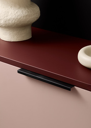 Uchwyt meblowy U112 (czarny szczotkowany)