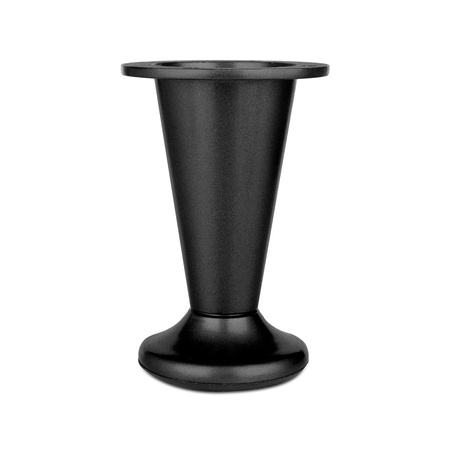 Nóżka meblowa N1 (czarny mat) - z regulacją (+20mm)