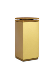 Nóżka meblowa N4 (złoty mat) - z regulacją (+20mm) kwadrat 40x40mm