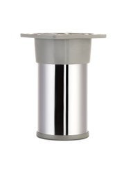 Nóżka meblowa N3 (chrom połysk) - z regulacją (+15mm) fi 50mm